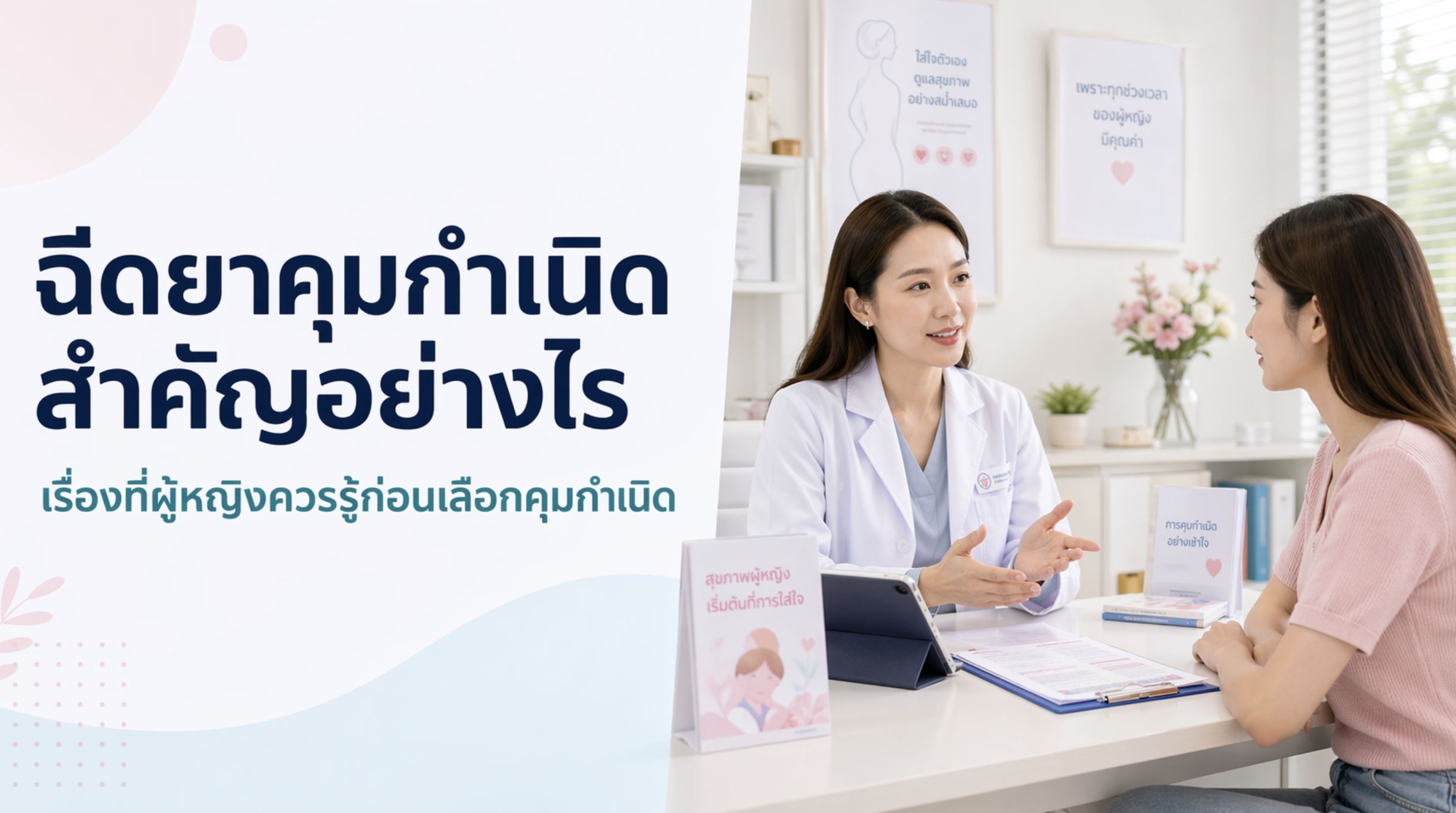 ฉีดยาคุมกำเนิดสำคัญอย่างไร เรื่องที่ผู้หญิงควรรู้ก่อนเลือกคุมกำเนิด